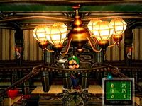 une photo d'Ã©cran de Luigi s Mansion sur Nintendo Gamecube